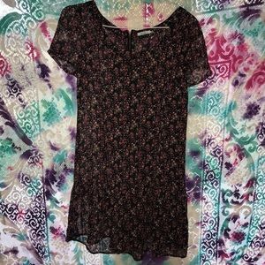 Sheer floral dress